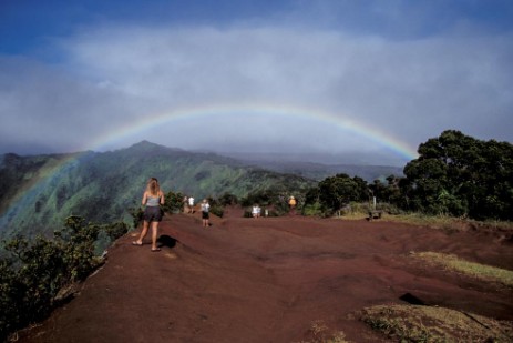 Blick auf Na Pali Coast