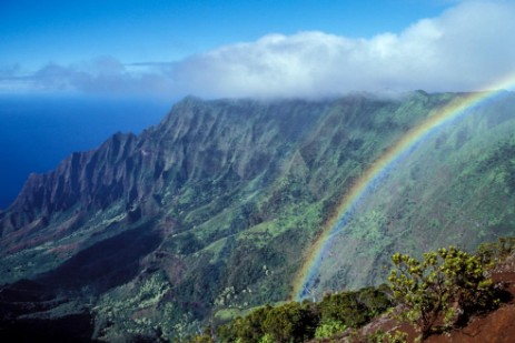 Blick auf Na Pali Coast