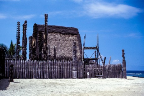 Historische City of Refuge auf Hawaii Big Island